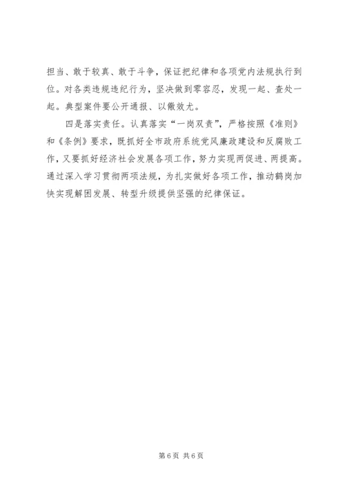 学习党纪法规心得体会 (3).docx