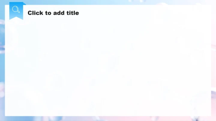 蓝粉色简约风医美医疗行业调研报告PPT主题模板