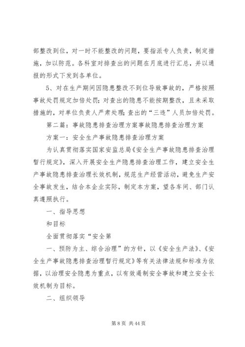 事故隐患排查治理管理实施方案.docx