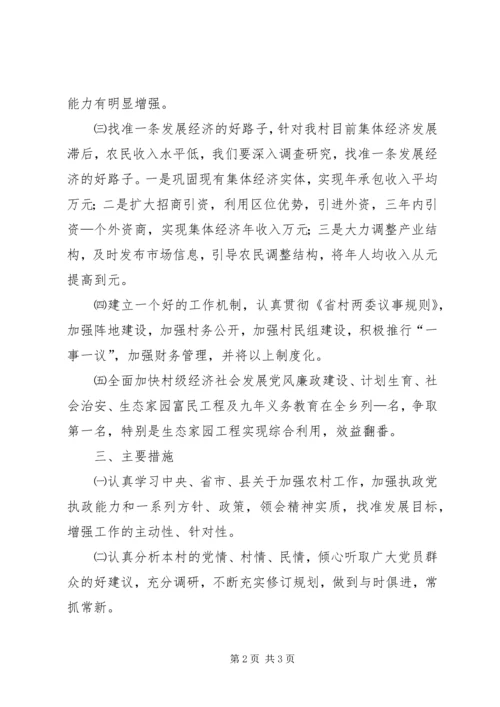 村党支部三年任期规划.docx