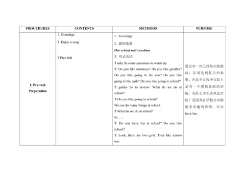 2 A Unit 6   B Fun time & Rhyme time单元整体教学设计