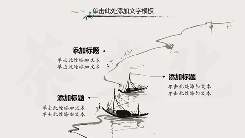 中国风中国茶文化茶叶知识茶道ppt模板