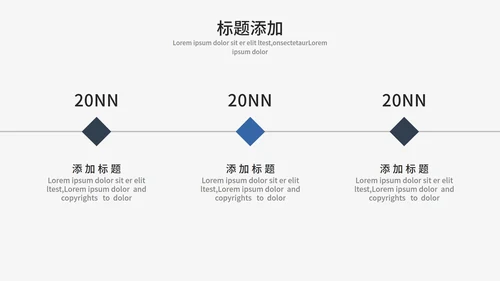 蓝色简约风工作汇报PPT模板