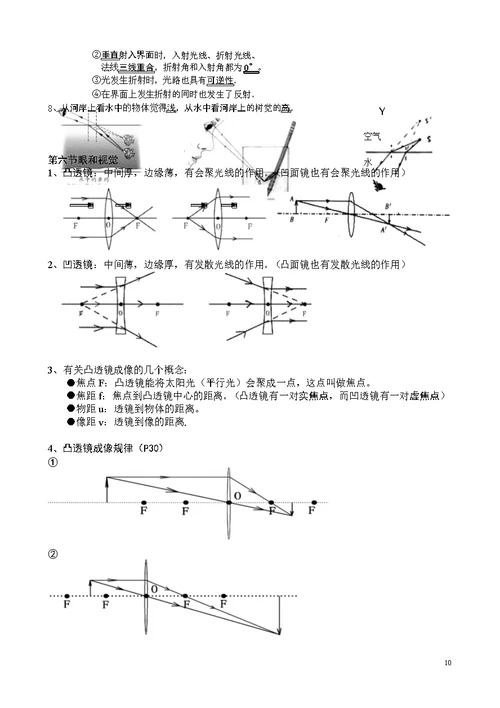 2017年新浙教版七年级下册科学知识点汇总复习整理版