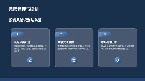 蓝色商务风低空经济发展趋势汇报PPT模板