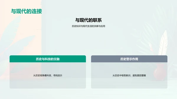 历史影响深探PPT模板