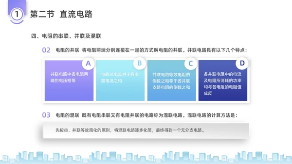 彩色水彩微粒体电工培训企业培训PPT课件