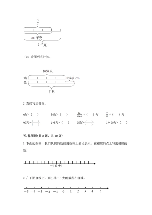 人教版六年级下册数学期末测试卷带答案（精练）.docx