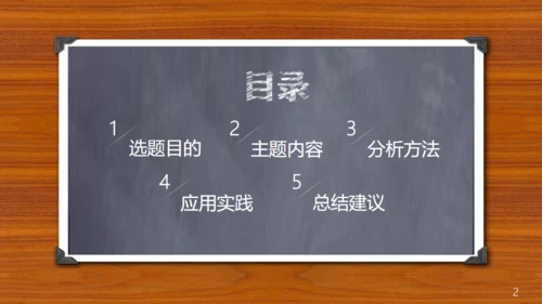 木质感小黑板毕业论文答辩通用PPT模板