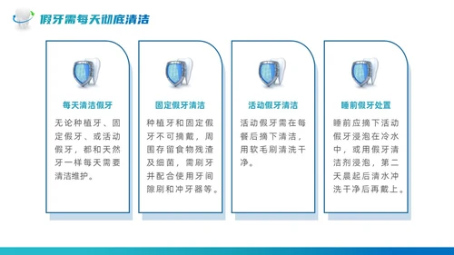 绿色蓝色实拍风商务简约全国爱牙日口腔健康全身健康课件