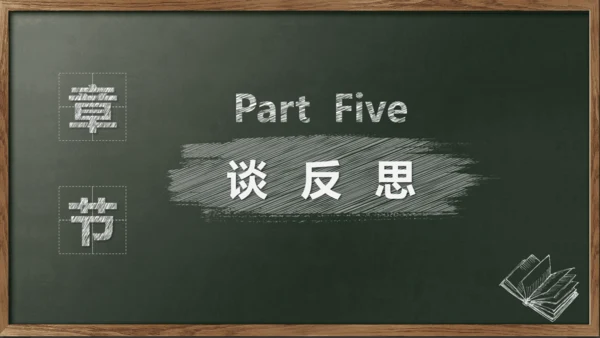 开始上课教师粉笔说课教学黑板PPT模板