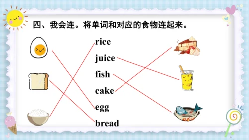 Unit 5 Let's eat! (复习课件）-2023-2024学年三年级英语上册期末核心考点集
