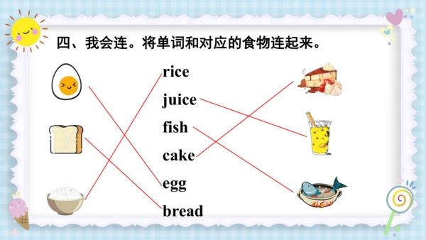Unit 5 Let's eat! (复习课件）-2023-2024学年三年级英语上册期末核心考点集