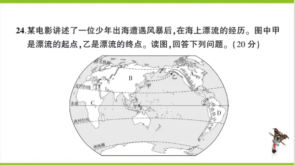 【掌控课堂-同步作业】人教版地理七(上)创优作业-综合训练 期中综合检测卷 (课件版)