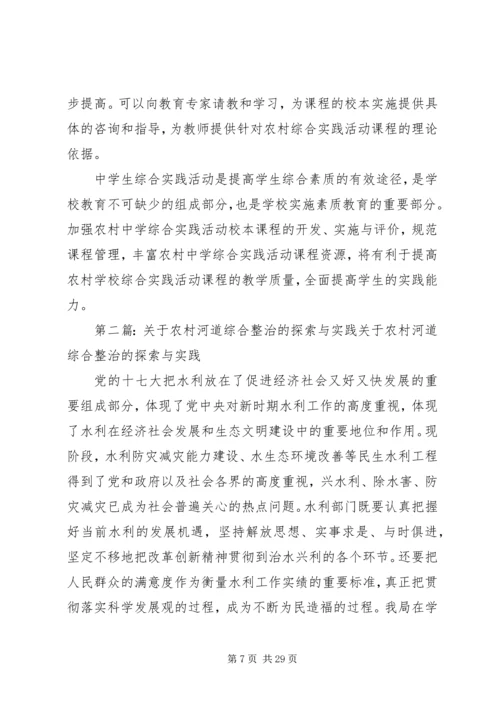 农村中学的综合实践—探索与反思.docx