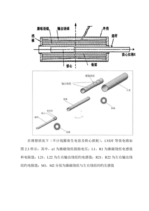 差动变压器式位移测量系统设计制作及其精度分析设计.docx