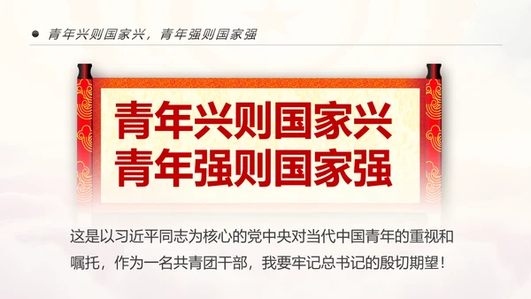 中国共青团学习十九大精神做合格团员PPT