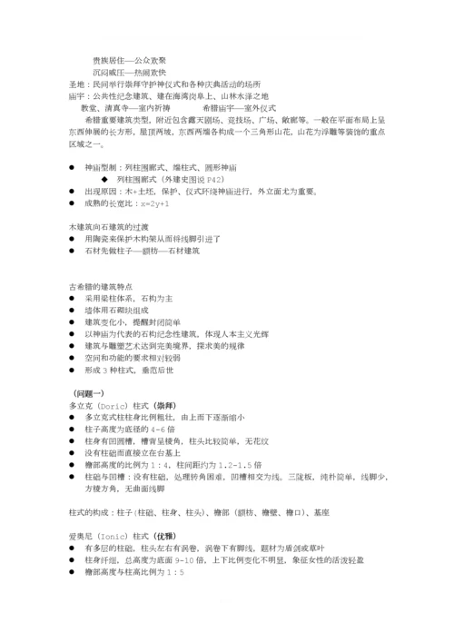 外国建筑史笔记整理.docx