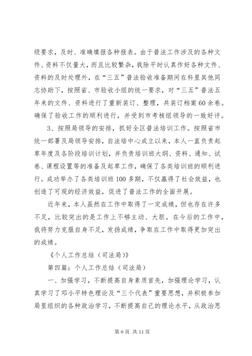 司法局个人工作总结 (2).docx