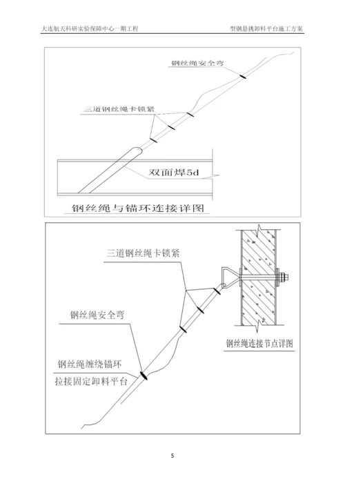 型钢悬挑卸料平台施工方案.docx