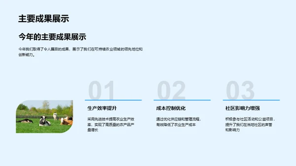 农业项目年终盘点