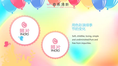 生日快乐生日派对纪念册动态PPT