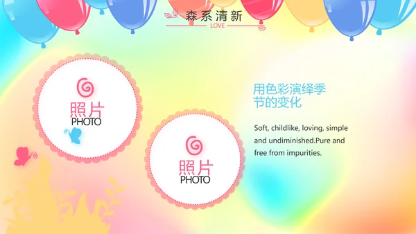 生日快乐生日派对纪念册动态PPT