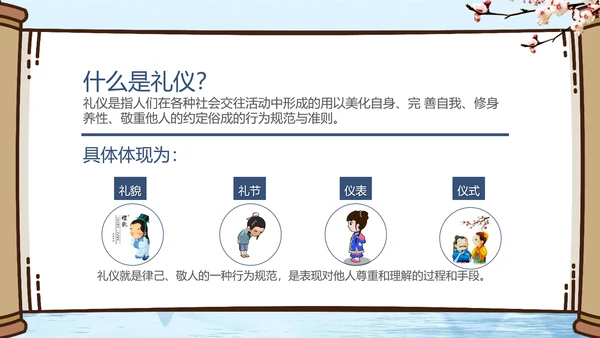 小学开学第一课文明礼仪规范PPT模板