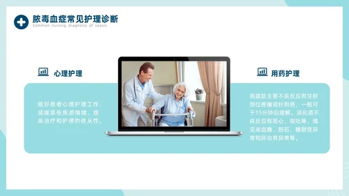 脓毒血症护理查房医疗科技通用商务绿色PPT模板