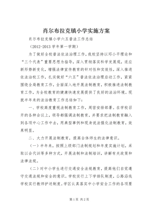 肖尔布拉克镇小学实施方案 (4).docx