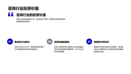 咨询业创新述职报告PPT模板