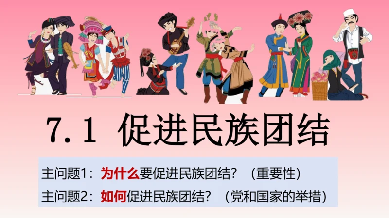 7.1 促进民族团结 课件(共24张PPT)