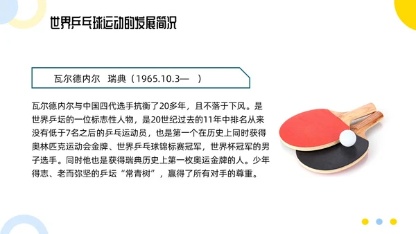 蓝色简约乒乓球起源与发展小学体育PPT课件PPT模板宣传PP