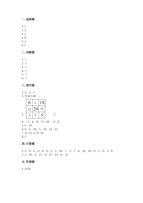 人教版数学一年级上册期末测试卷含答案（综合题）.docx