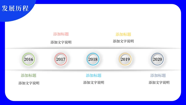 蓝色简约大气公司介绍通用PPT模板