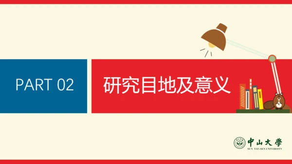 中山大学答辩论文汇报总结通用PPT学生模板