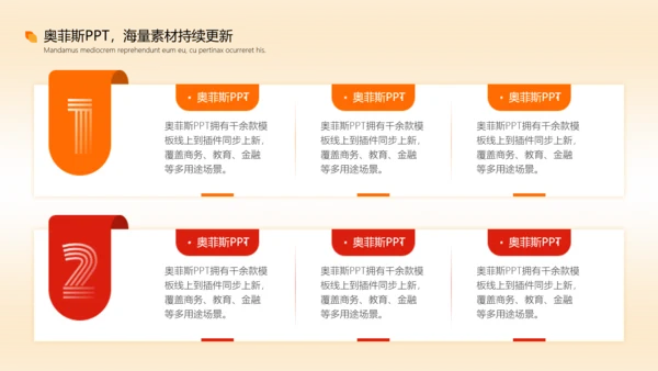 橙色渐变风毕业答辩汇报