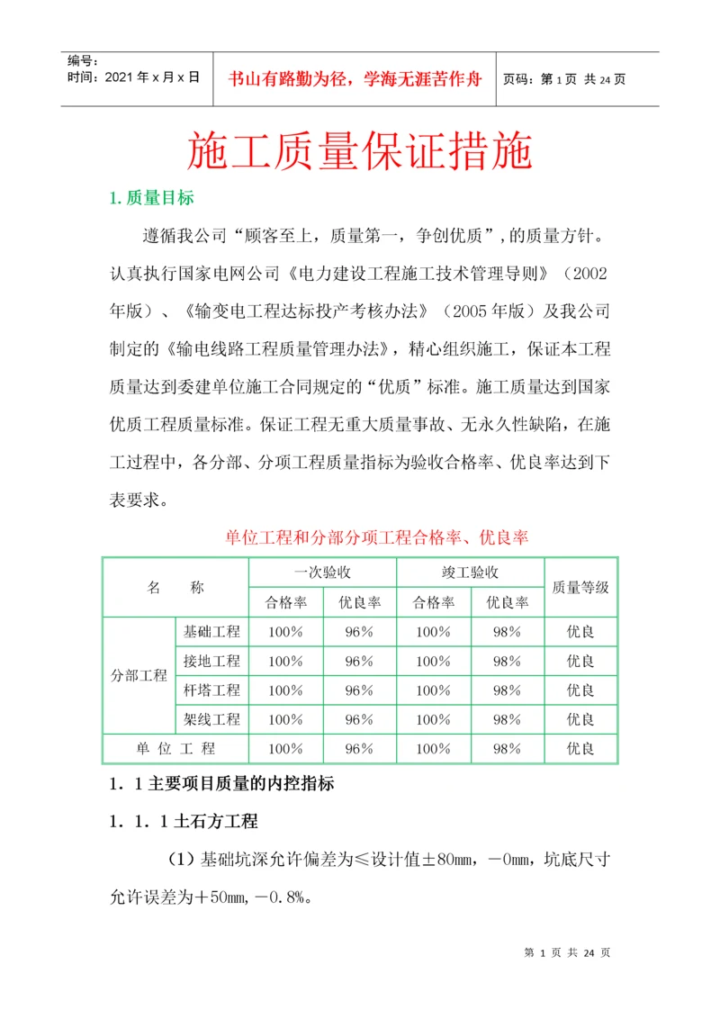 工程施工质量保证措施.docx