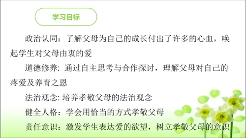 第11课 爸爸妈妈在我心中 课件 人教版道德与法治 三年级上册