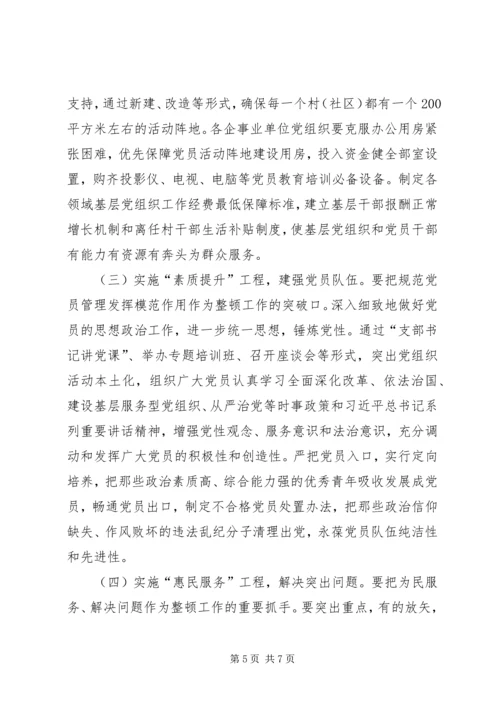 整顿软弱涣散党组织调研报告 (2).docx