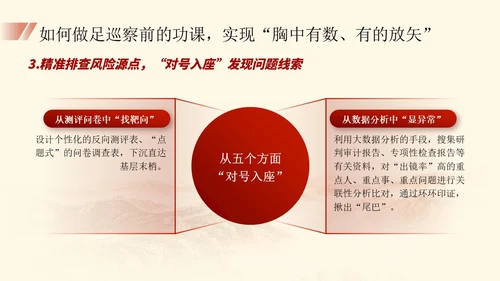 红色简约大气党建内容型工作汇报总结ppt培训课件模板巡视巡察