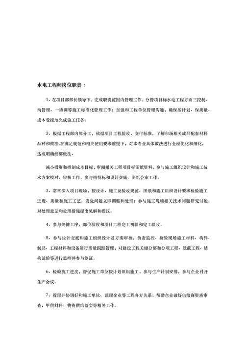 建设综合重点工程建设单位综合重点工程部各岗位基础职责.docx