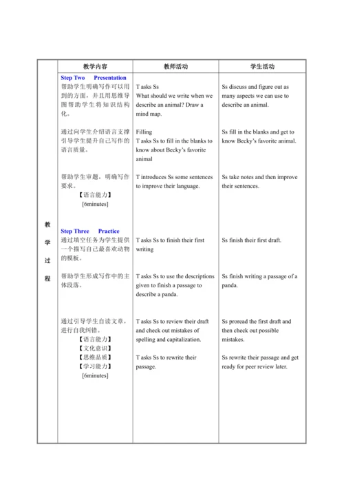 人教版英语七年级下册教案 Unit 5 Section B 3a-Self Check