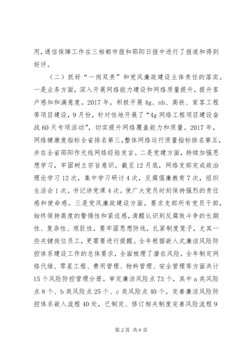 “优秀党员先锋队”党支部党建工作报告.docx