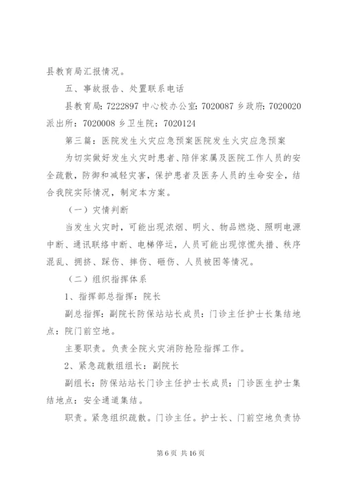 科室发生火灾应急预案大全.docx