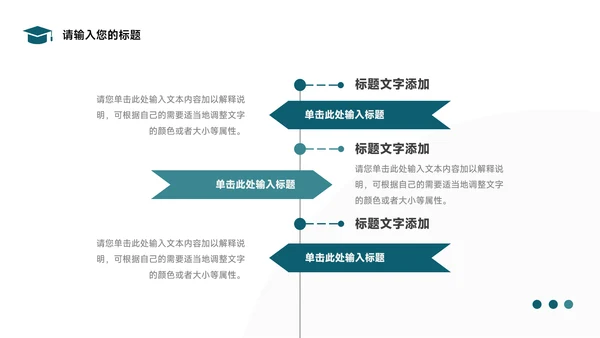 极简蓝色大气简约论文答辩PPT模板