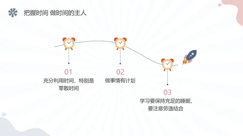 彩色水彩简约插画珍惜时间主题班会PPT课件地球1小时