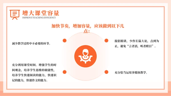 小学语文课教学效率提高教师PPT模板