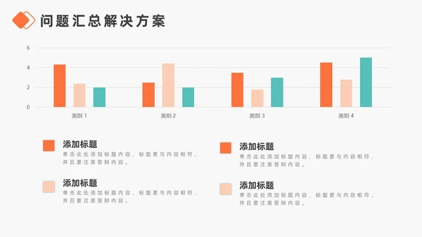 橙色简约商务风财务汇报总结商务汇报PPT模板年中总结