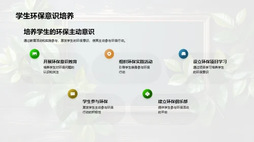 构筑环保教学之舟